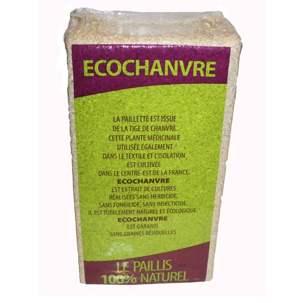 PRO MULCH CHENEVOTTES CHANVRE, BALLE DE 200 LITRES (-/+ 20 KG)
