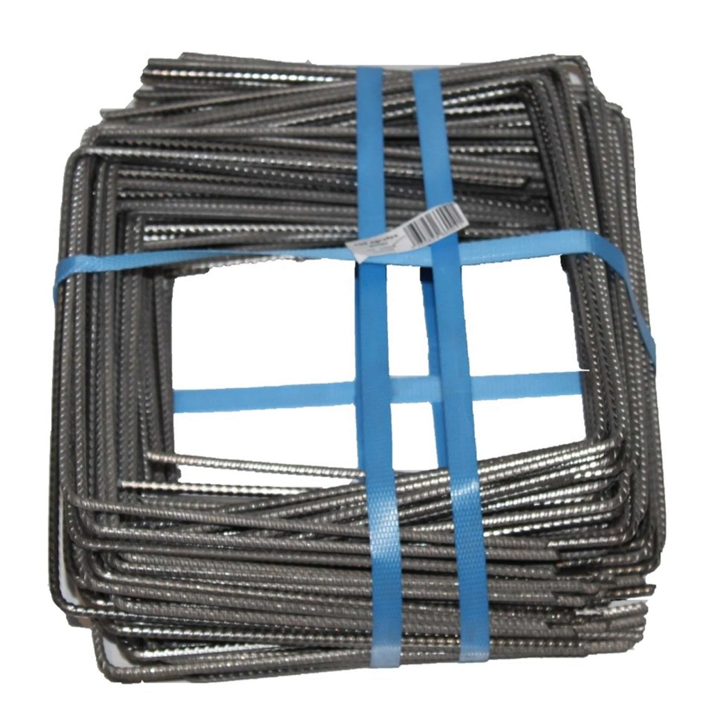 AGRAFES ACIER, PAQUET DE 100 PIECES (POUR 33 M2), EPOINTEES 20X20X20