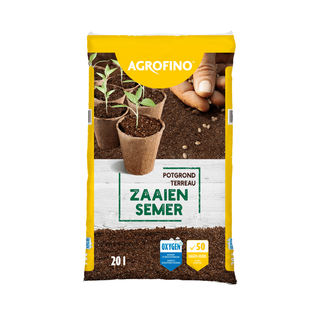 TERREAU SEMIS AGROFINO QS, SAC DE 20 LITRES