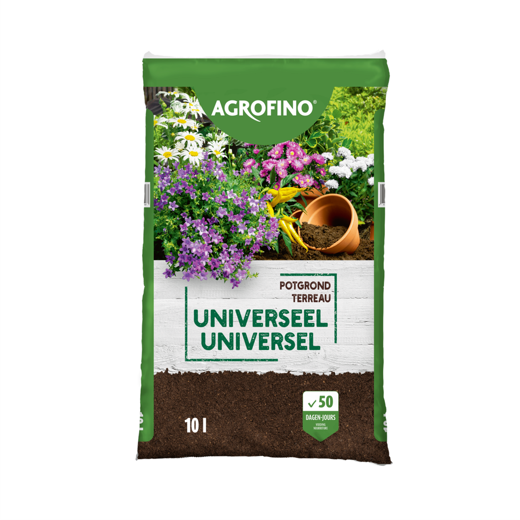 TERREAU UNIVERSEL AGROFINO QS, SAC DE 10 LITRES