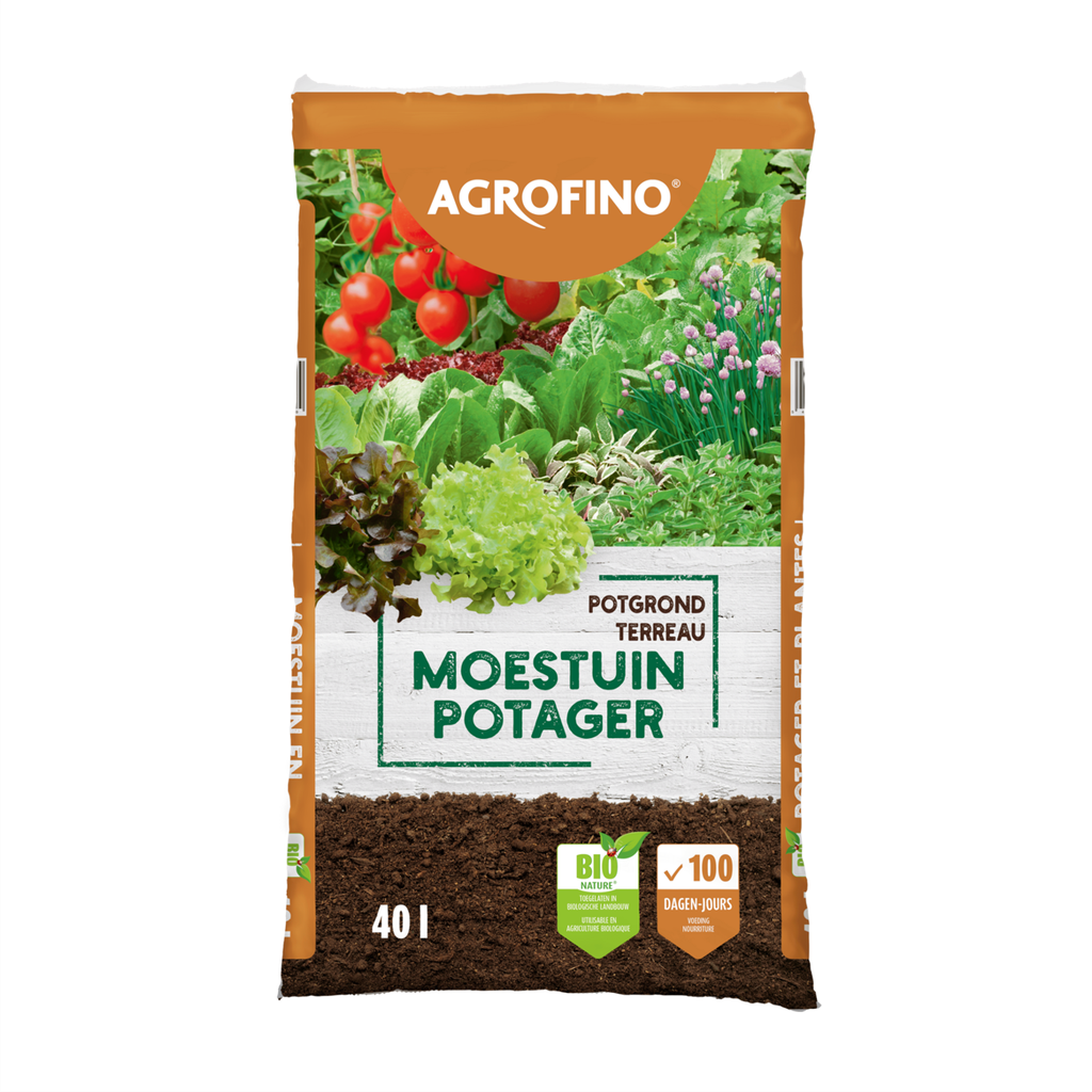 TERREAU POTAGER BIONATURE QS, SAC DE 40 LITRES