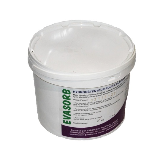 [EVD146.16] RETENTEUR D'EAU FERTISORB, SEAU DE 4 KG