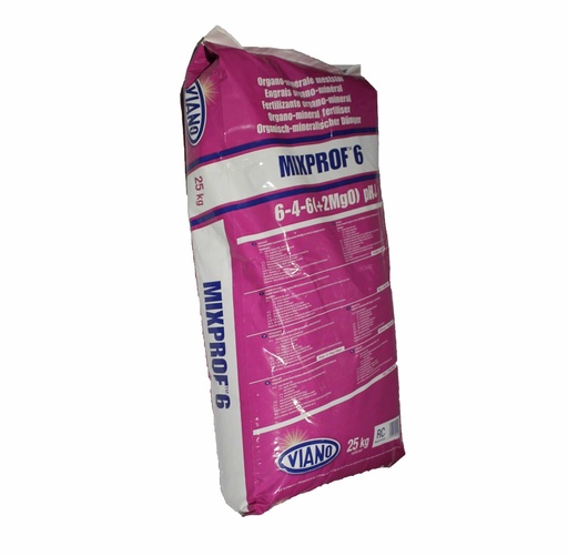 [EVD5065] ENGRAIS MIXPROF 6, 6-4-6, ACIDIFIANT , 36 SACS DE 25 KG/PAL