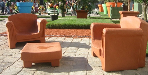 PACK OLGA 2 FAUTEUILS OLGA ADULTE + UNE TABLE BASSE