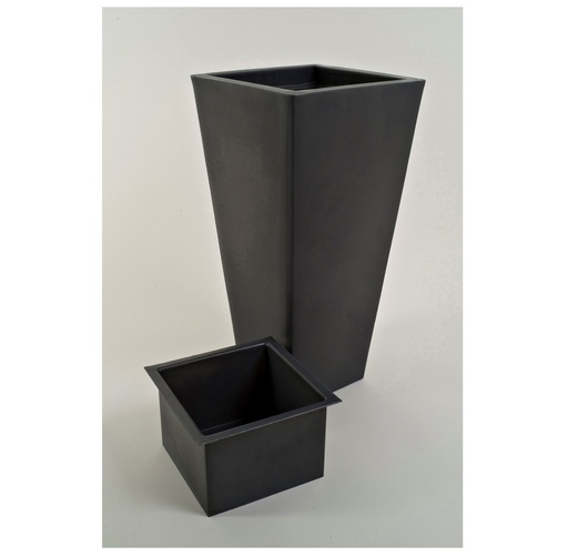 POT DESIGN CARRE AVEC BAC 200