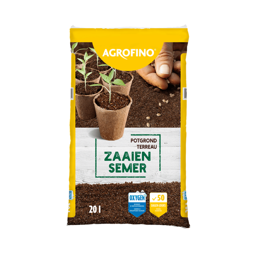 [PCMVPZAA20AGROQS] TERREAU SEMIS AGROFINO QS, SAC DE 20 LITRES