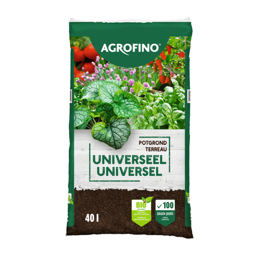 [PCMVPUNIBIO40AGROQS] TERREAU UNIVERSEL BIO AGROFINO QS, SAC DE 40 LITRES