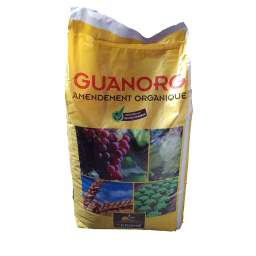 [DRM18358] AMENDEMENT ORGANIQUE B GUANORG, SAC DE 25 KG